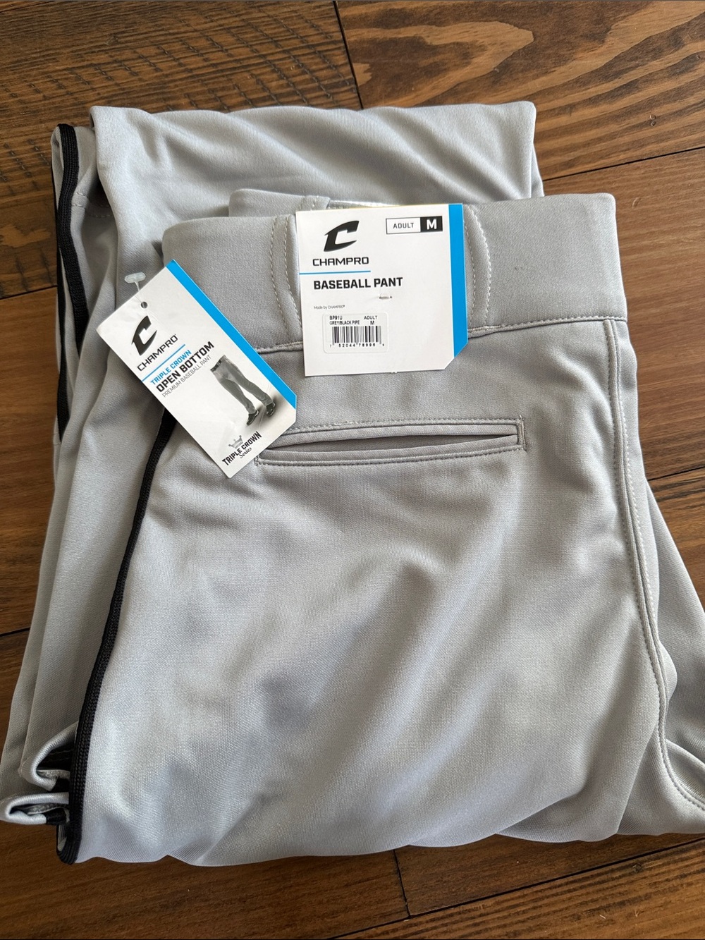 Champro Men's Gray Baseball Pants - Medium